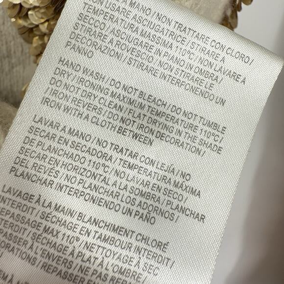 Twin-Set by Simona Barbieri Sweater XS Heart Sequins Wool Blend Crewneck Party - Picture 9 of 12